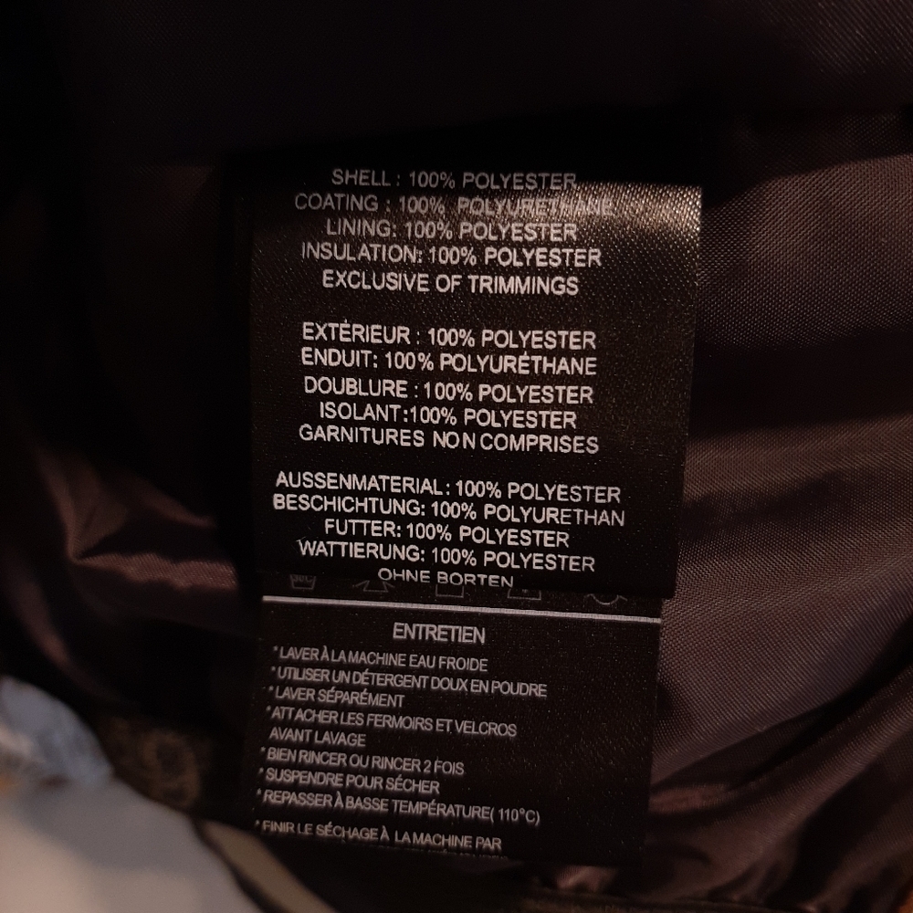 ❌SOLD❌ Camo Floral Hooded Ski Jacket Girls Youth Insulated Snowboarding Coat - Picture 15 of 15